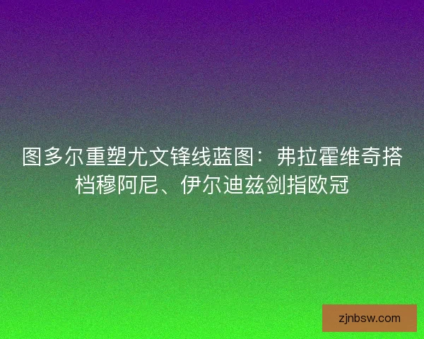 图多尔重塑尤文锋线蓝图：弗拉霍维奇搭档穆阿尼、伊尔迪兹剑指欧冠
